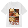 Cat DnD T Shirt Funny Meme Cotton Oversized Tee